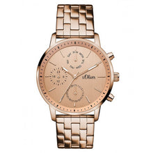 Laden Sie das Bild in den Galerie-Viewer, s.Oliver Damen Uhr Armbanduhr Edelstahl SO-3188-MM-1