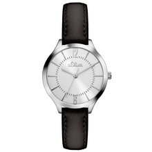 Laden Sie das Bild in den Galerie-Viewer, s.Oliver Damen Uhr Armbanduhr Leder SO-3360-LQ