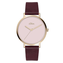 Laden Sie das Bild in den Galerie-Viewer, s.Oliver Damen Uhr Armbanduhr Leder SO-3911-LQ