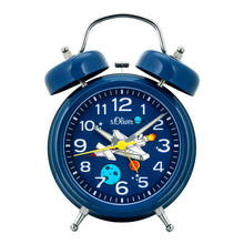 Laden Sie das Bild in den Galerie-Viewer, s.Oliver Wecker Analog Alarm Licht Kids Jungen Raumschiff SO-3962-CQ-1