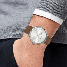 Laden Sie das Bild in den Galerie-Viewer, s.Oliver Herren Uhr Armbanduhr Leder SO-4226-LQ
