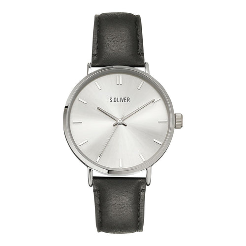 s.Oliver Herren Uhr Armbanduhr Leder SO-4228-LQ