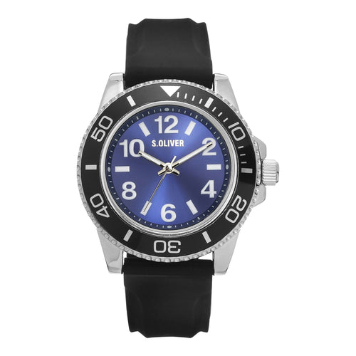 s.Oliver Herren Uhr Armbanduhr Silikon SO-4235-PQ