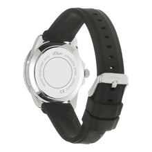 Laden Sie das Bild in den Galerie-Viewer, s.Oliver Herren Uhr Armbanduhr Silikon SO-4235-PQ