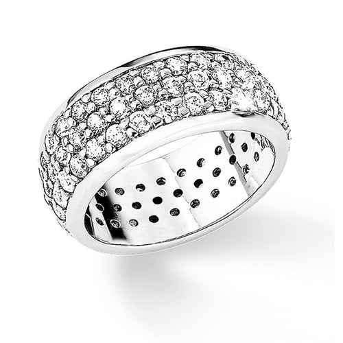 s.Oliver Jewel Damen Ring Silber Zirkonia weiß SO573
