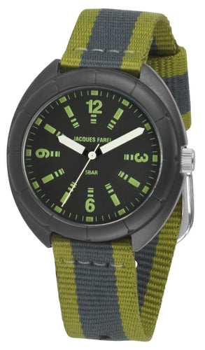 JACQUES FAREL Jugenduhr Armbanduhr Analog Quarz Jungen Kinder Textilband STH 14