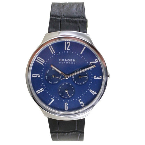 Skagen Herren Uhr Armbanduhr Grenen Leder SKW6535