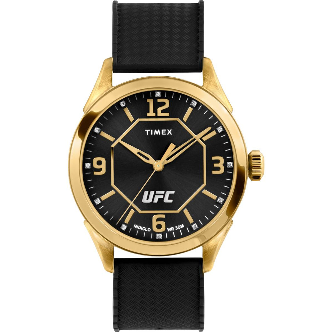 Timex Herren Uhr Armbanduhr Analog Silikon TW2V56000 UFC Athena