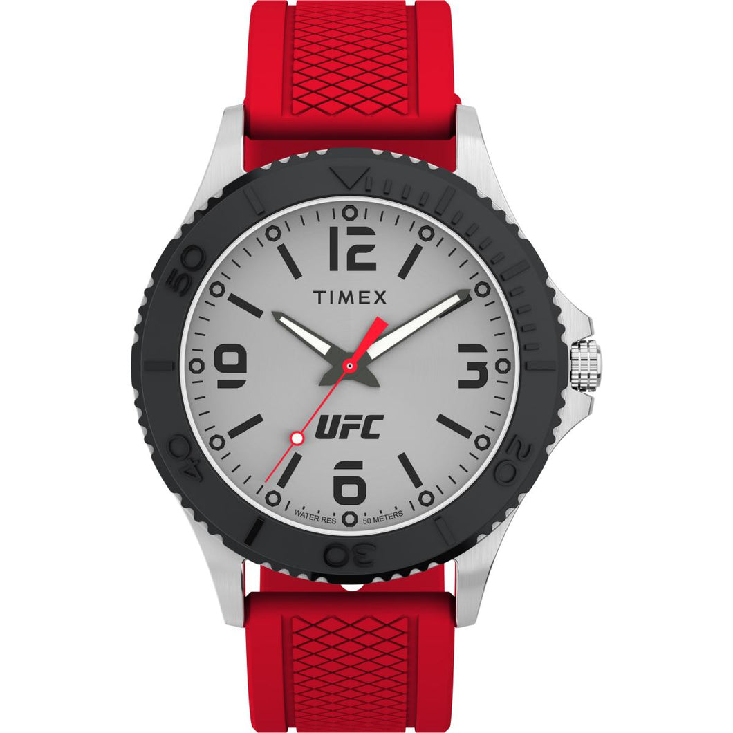 Timex Herren Uhr Armbanduhr Analog Silikon TW2V58200 UFC Gamer