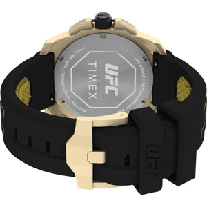 Timex Herren Uhr Armbanduhr Chronograph Analog Silikon TW2V58500 UFC Icon