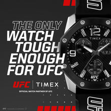 Laden Sie das Bild in den Galerie-Viewer, Timex Herren Uhr Armbanduhr Chronograph Analog Silikon TW2V58600 UFC Icon