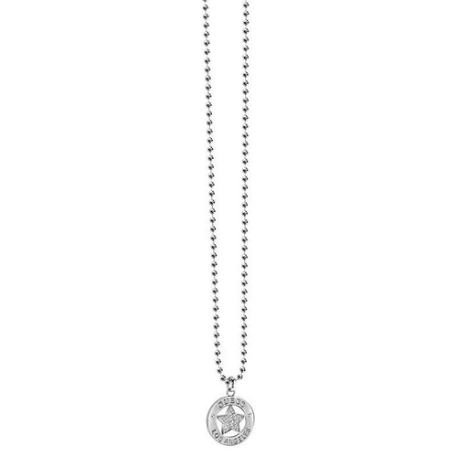 Guess Damen Kette Halskette Edelstahl silber UBN21605