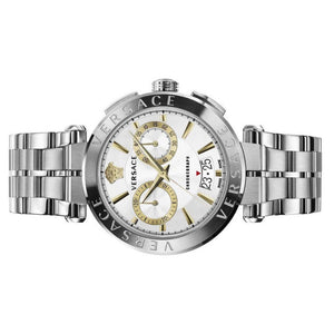 Versace Herren Uhr Armbanduhr Chronograph AION VE1D02323 Edelstahl