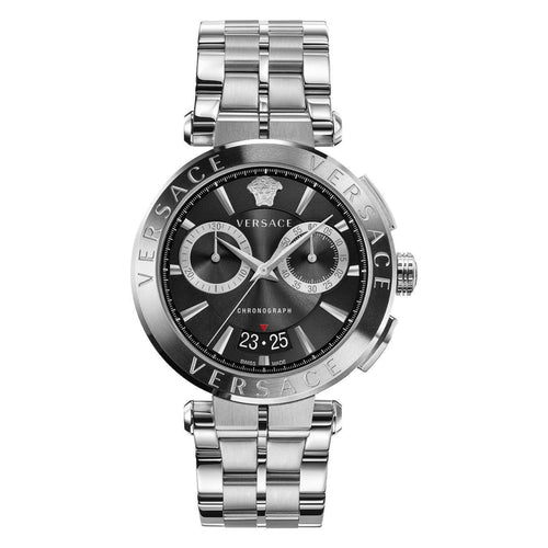Versace Herren Uhr Armbanduhr Chronograph AION VE1D02623 Edelstahl