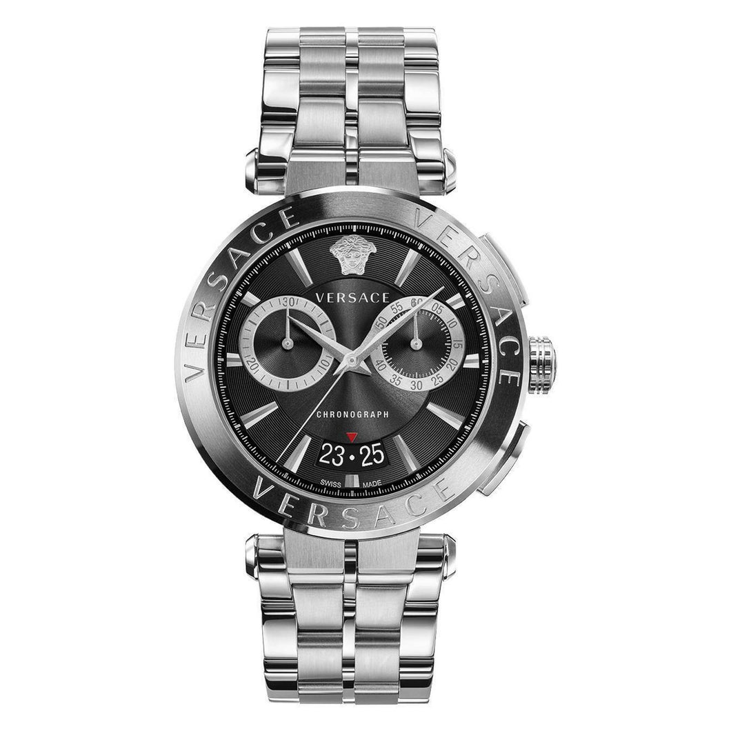 Versace Herren Uhr Armbanduhr Chronograph AION VE1D02623 Edelstahl