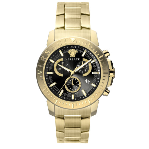 Versace Herren Uhr Armbanduhr Chronograph New Chrono VE2E00921 Edelstahl
