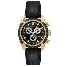 Laden Sie das Bild in den Galerie-Viewer, Versace Herren Uhr Armbanduhr Chrono V-RAY VE2I00921 Leder