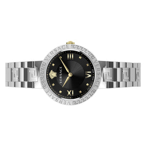 Versace Damen Uhr Armbanduhr Edelstahl Greca VE2K00521