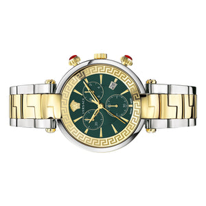 Versace Herren Uhr Armbanduhr Chronograph REVIVE VE2M00521 Edelstahl