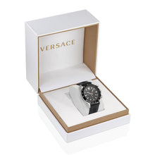 Laden Sie das Bild in den Galerie-Viewer, Versace Herren Uhr Armbanduhr Chronograph Edelstahl Hellenyium VE2U00122 Leder