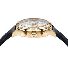 Laden Sie das Bild in den Galerie-Viewer, Versace Herren Uhr Armbanduhr Chronograph Edelstahl Hellenyium VE2U00222 Leder
