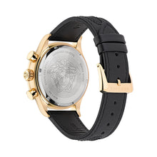 Laden Sie das Bild in den Galerie-Viewer, Versace Herren Uhr Armbanduhr Chronograph Edelstahl Hellenyium VE2U00222 Leder