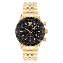 Laden Sie das Bild in den Galerie-Viewer, Versace Herren Uhr Armbanduhr Chronograph Edelstahl Hellenyium VE2U00622