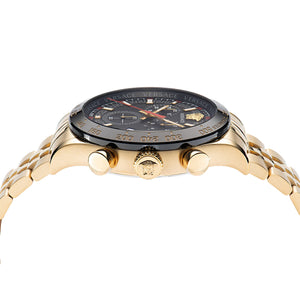 Versace Herren Uhr Armbanduhr Chronograph Edelstahl Hellenyium VE2U00622