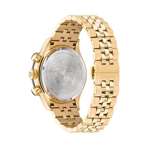 Versace Herren Uhr Armbanduhr Chronograph Edelstahl Hellenyium VE2U00622