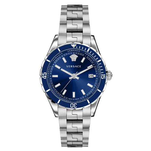 Versace Herren Uhr Armbanduhr Edelstahl Hellenyium VE3A00922