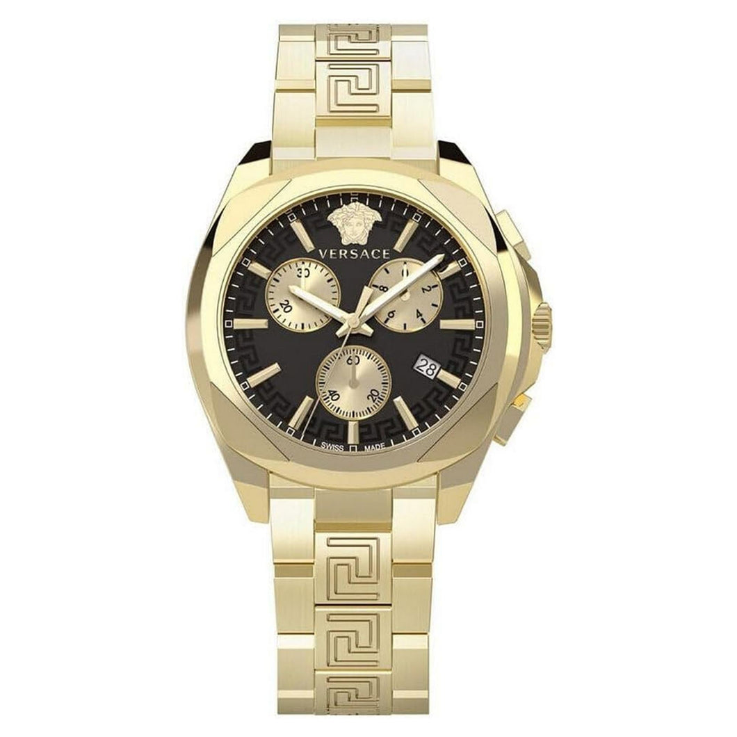 Versace Damen Uhr Armbanduhr Edelstahl Chrono Lady VE3CA0723
