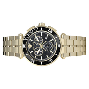 Versace Herren Uhr Armbanduhr Chronograph GRECA VE3L00522 Edelstahl