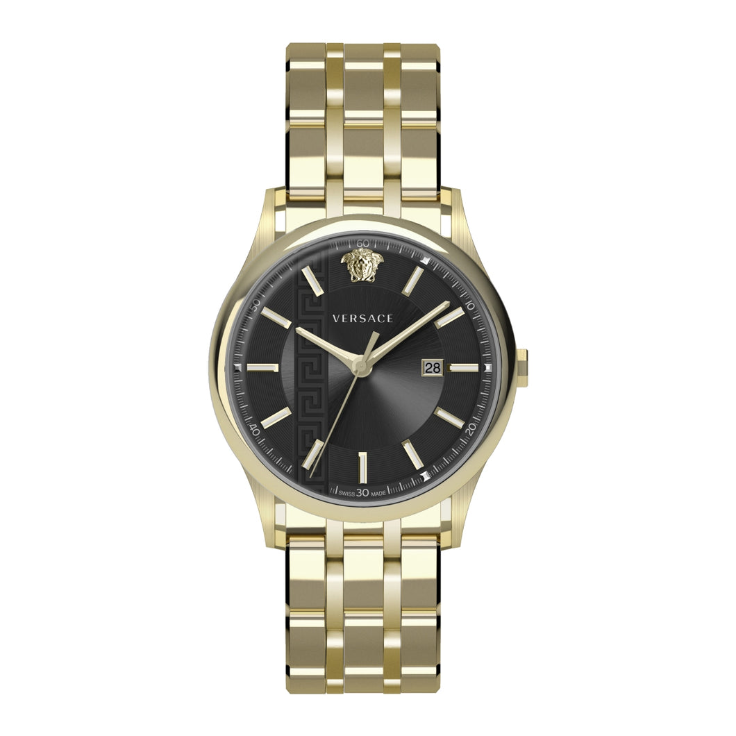 Versace Herren Uhr Armbanduhr Edelstahl Aiakos VE4A00820