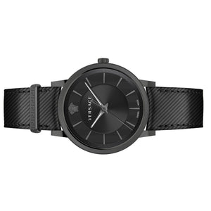 Versace Herren Uhr Armbanduhr V-Circle VE5A00220 Leder