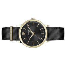 Laden Sie das Bild in den Galerie-Viewer, Versace Herren Uhr Armbanduhr V-Circle VE5A00320 Leder