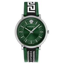 Laden Sie das Bild in den Galerie-Viewer, Versace Herren Uhr Armbanduhr V-Circle VE5A01221 Leder