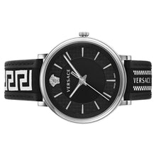 Laden Sie das Bild in den Galerie-Viewer, Versace Herren Uhr Armbanduhr V-Circle VE5A01321 Leder