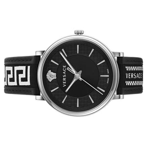 Versace Herren Uhr Armbanduhr V-Circle VE5A01321 Leder