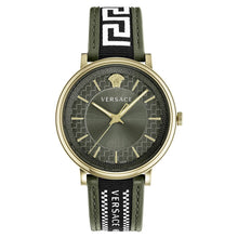 Laden Sie das Bild in den Galerie-Viewer, Versace Herren Uhr Armbanduhr V-Circle VE5A01621 Leder