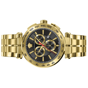 Versace Herren Uhr Armbanduhr Chronograph AION VE6CA0623 Edelstahl