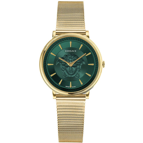 Versace Herren Uhr Armbanduhr Edelstahl V-Circle VE8102519-1