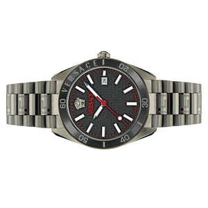 Versace Herren Uhr Armbanduhr Edelstahl V-Dome VE8E00724