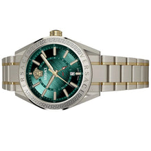 Laden Sie das Bild in den Galerie-Viewer, Versace Herren Uhr Armbanduhr V-CODE GMT VEAFA0524 Edelstahl