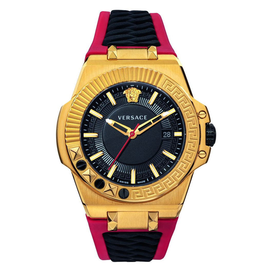 Versace Herren Uhr Armbanduhr Chain REACER VEDY00319 Silikon