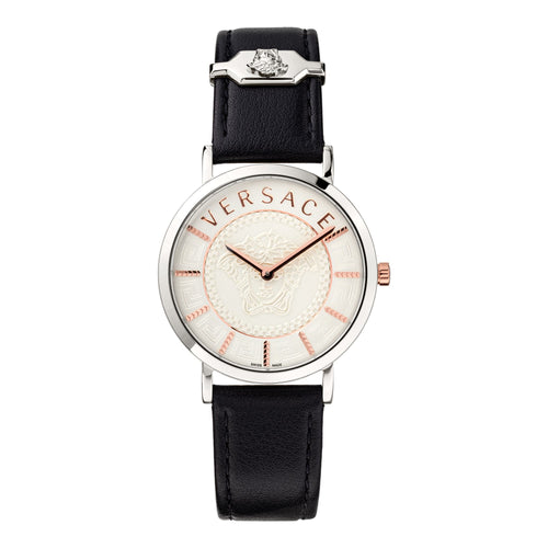 Versace Damen Uhr Armbanduhr V-ESSENTIAL VEK400721 Leder