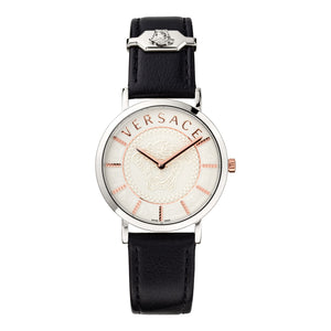 Versace Damen Uhr Armbanduhr V-ESSENTIAL VEK400721 Leder