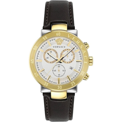 Versace Herren Uhr Armbanduhr Chronograph URBAN MYSTIQUE VEPY00220 Leder