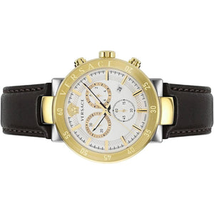 Versace Herren Uhr Armbanduhr Chronograph URBAN MYSTIQUE VEPY00220 Leder