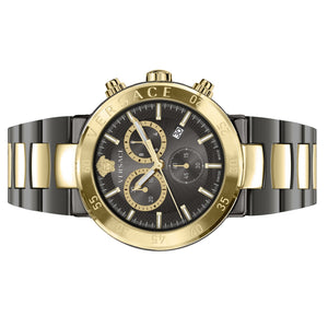 Versace Herren Uhr Armbanduhr Chronograph URBAN MYSTIQUE VEPY01121 Edelstahl