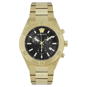 Versace Herren Uhr Armbanduhr Chronograph Sporty GRECA VESO00922 Edelstahl